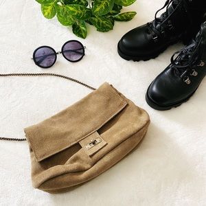 NWOT Free People Slouchy Suede Shoulder Bag
